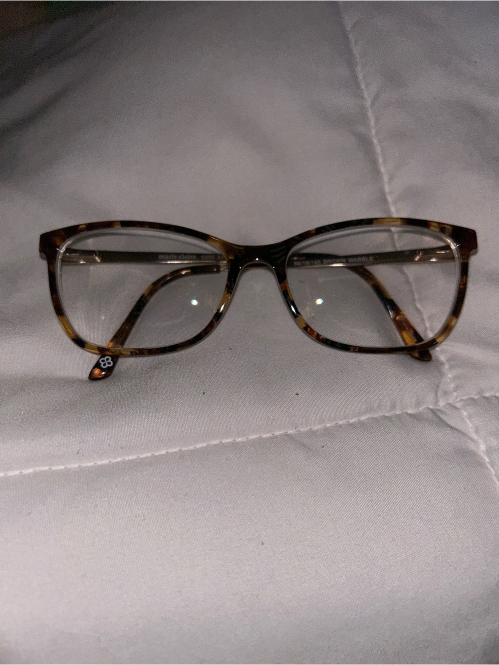 Tortoiseshell Women's Fashion Glasses - Brown Tortoise Frame